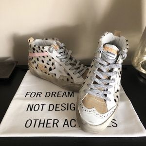 Golden Goose Dalmatian Calf Hair Mid Star